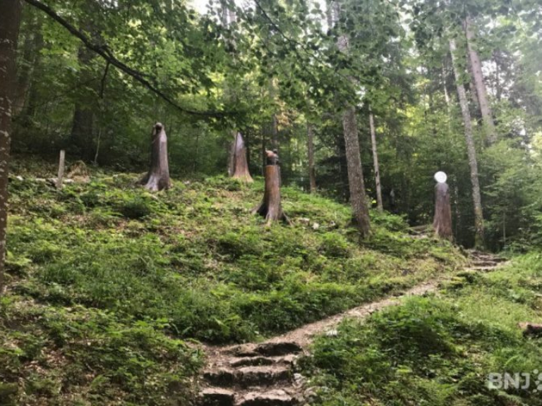 Sentier des statues à Neuchâtel