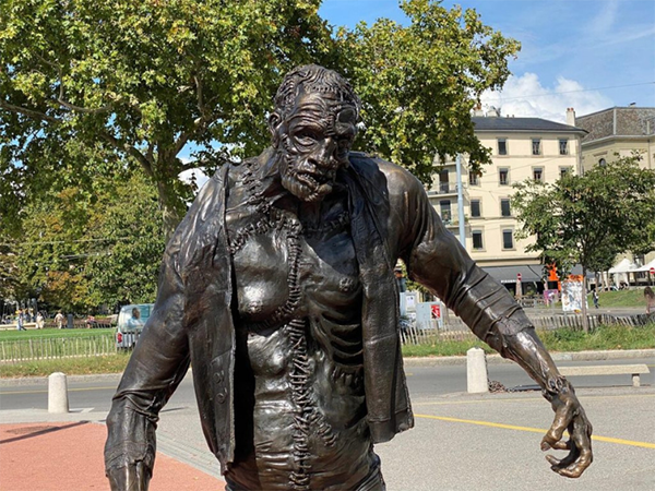 Statue Frankenstein à Genève