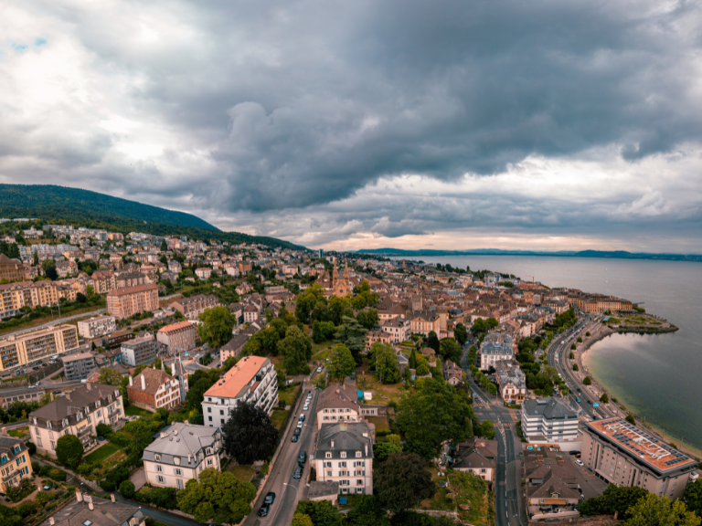 Una Neuchâtel mai vista
