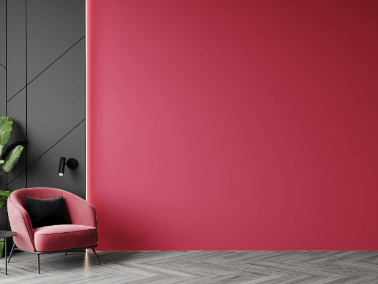 Salon de couleur Viva Magenta, la couleur tendance 2023